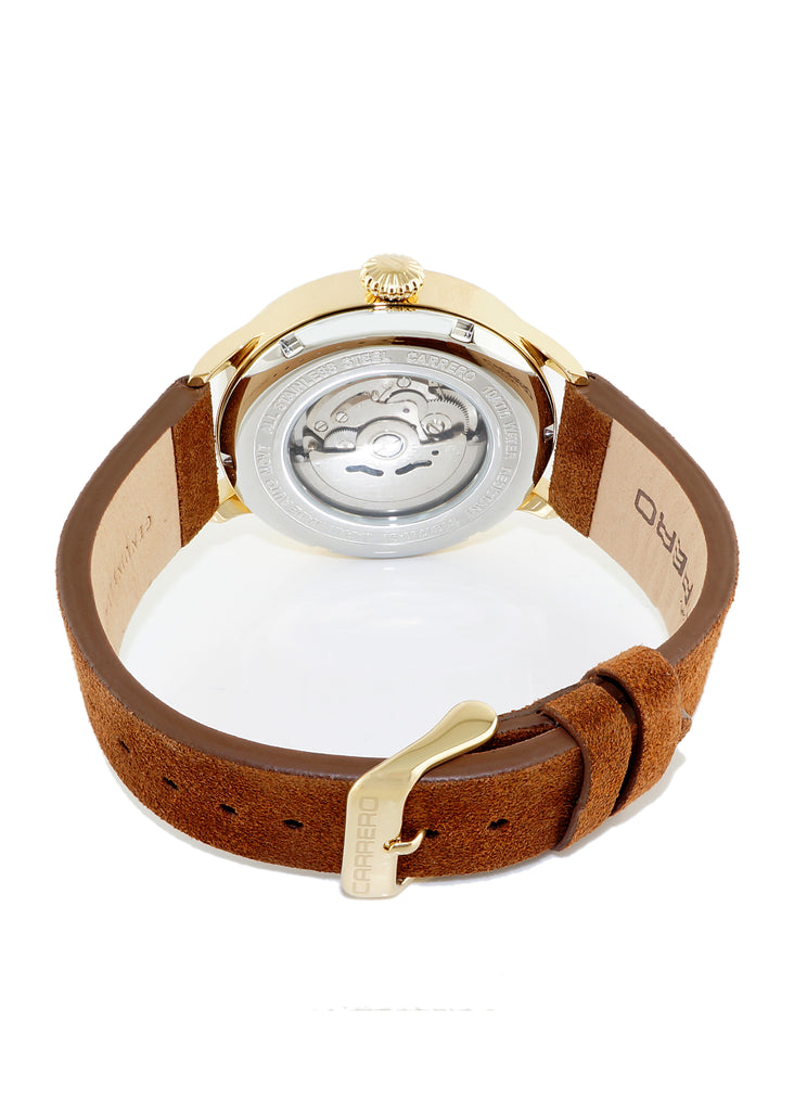 AERODROME GOLD TONE/SILVER | White Dial