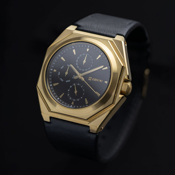 Lux Leather Gold Gold