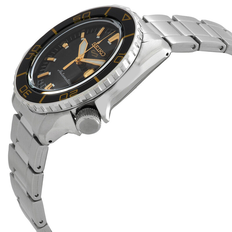 5 Sports SKX Black Dial / Stainless Steel Bracelet Black Dial