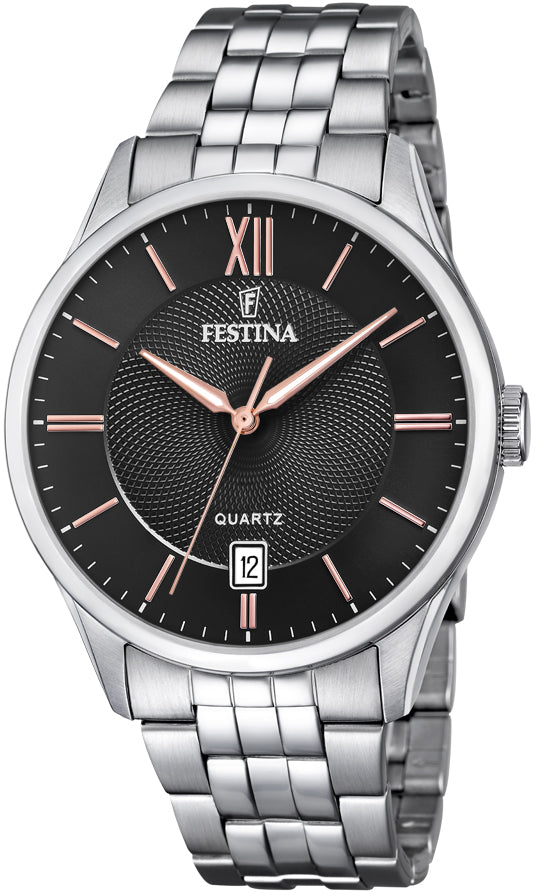 Classics Black / Stainless Steel | Black Dial