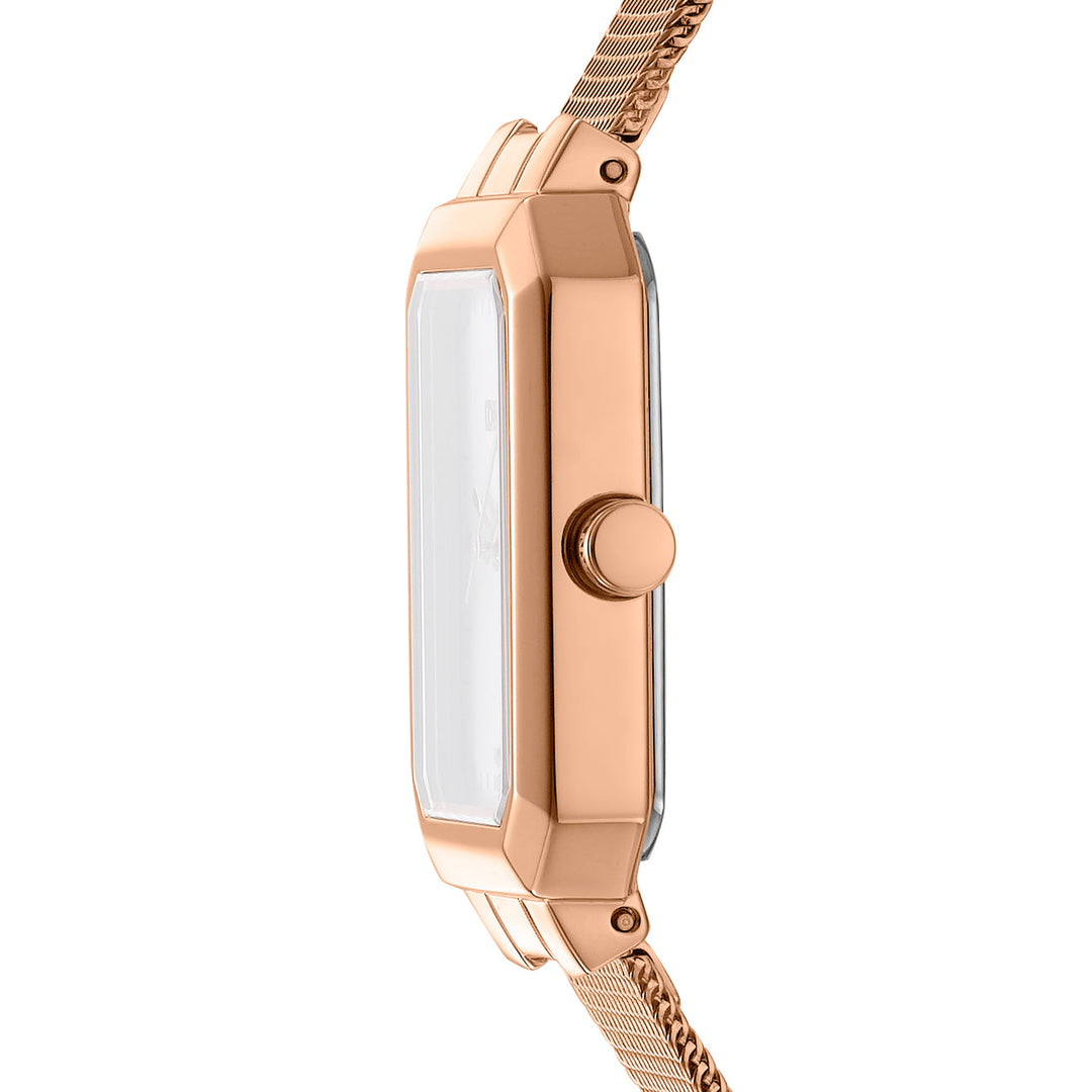 Classic 22mm / Silver / Rose Gold | Silver Dial
