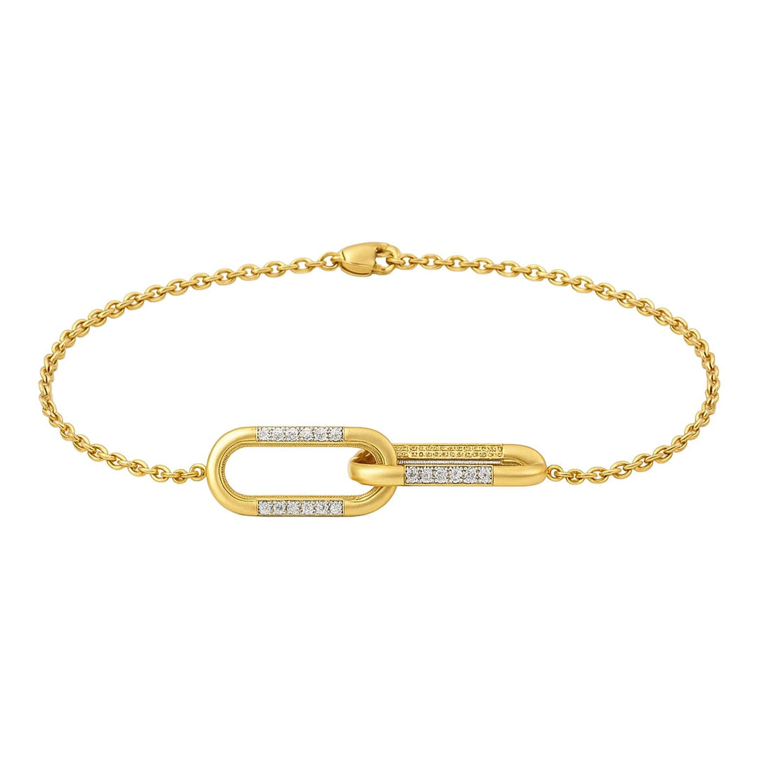 Diamond Link Chain Bracelet