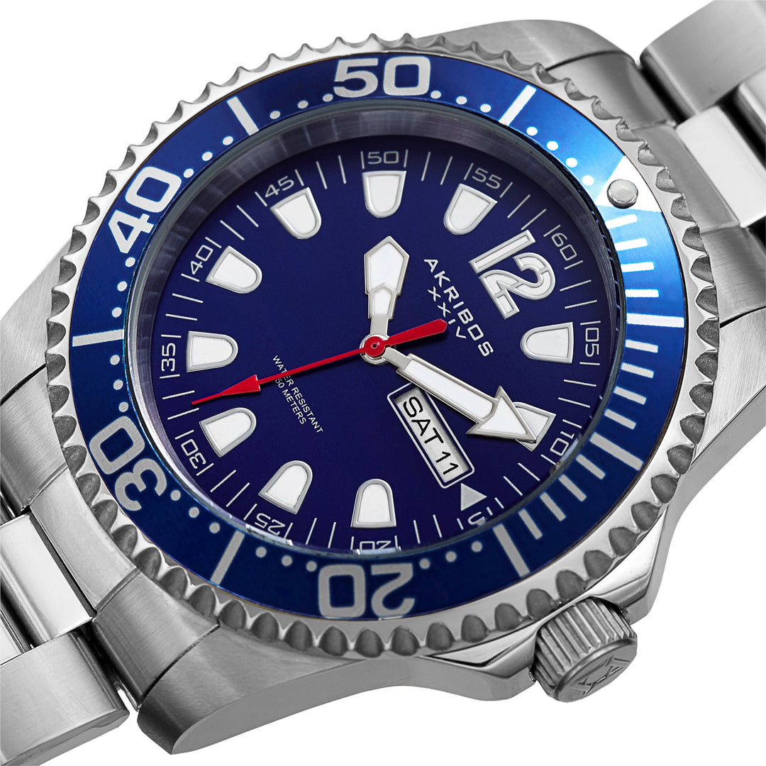 Extremis Silver Tone/Stainless Steel | Blue Dial
