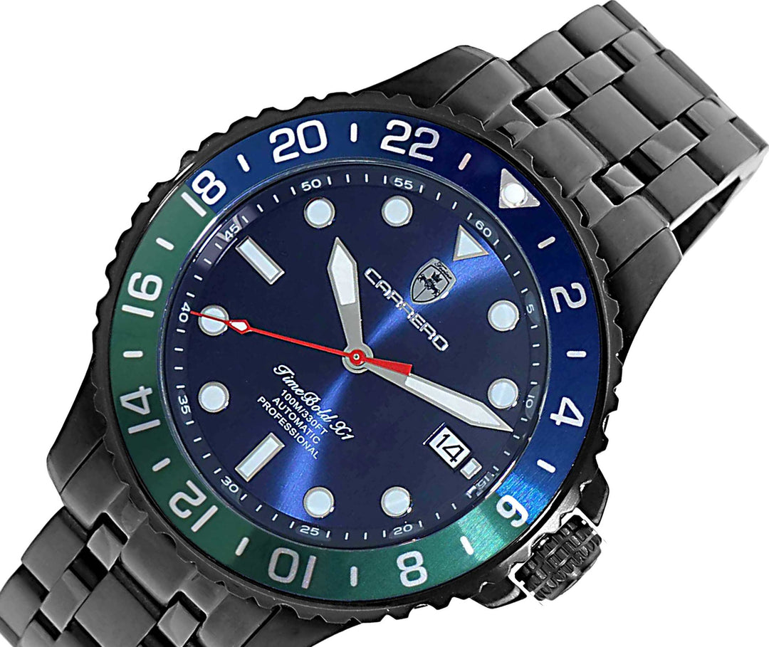 TIME BOLD- X1 BLUE/GREEN Blue Dial