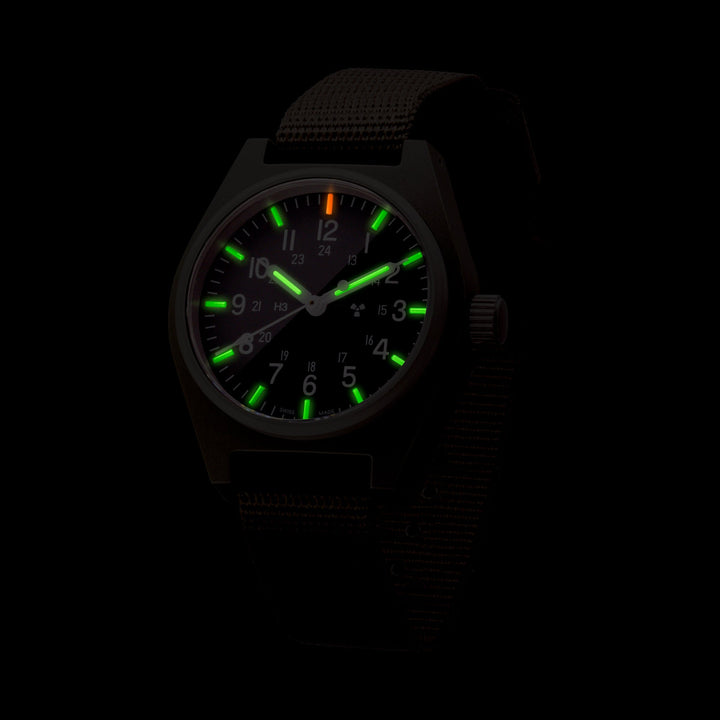 General Purpose Quartz Black Sterile/Def Std Matte Black Dial