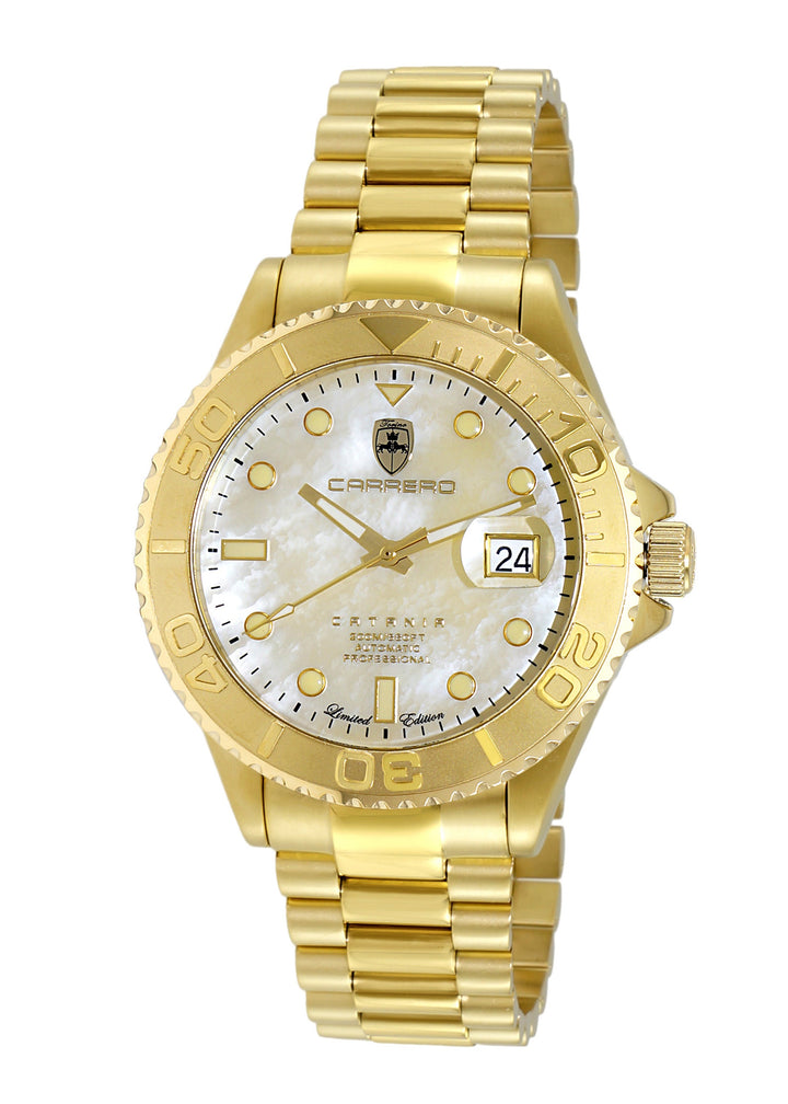 Catania MOP Goldtone-Gold | Gold Dial