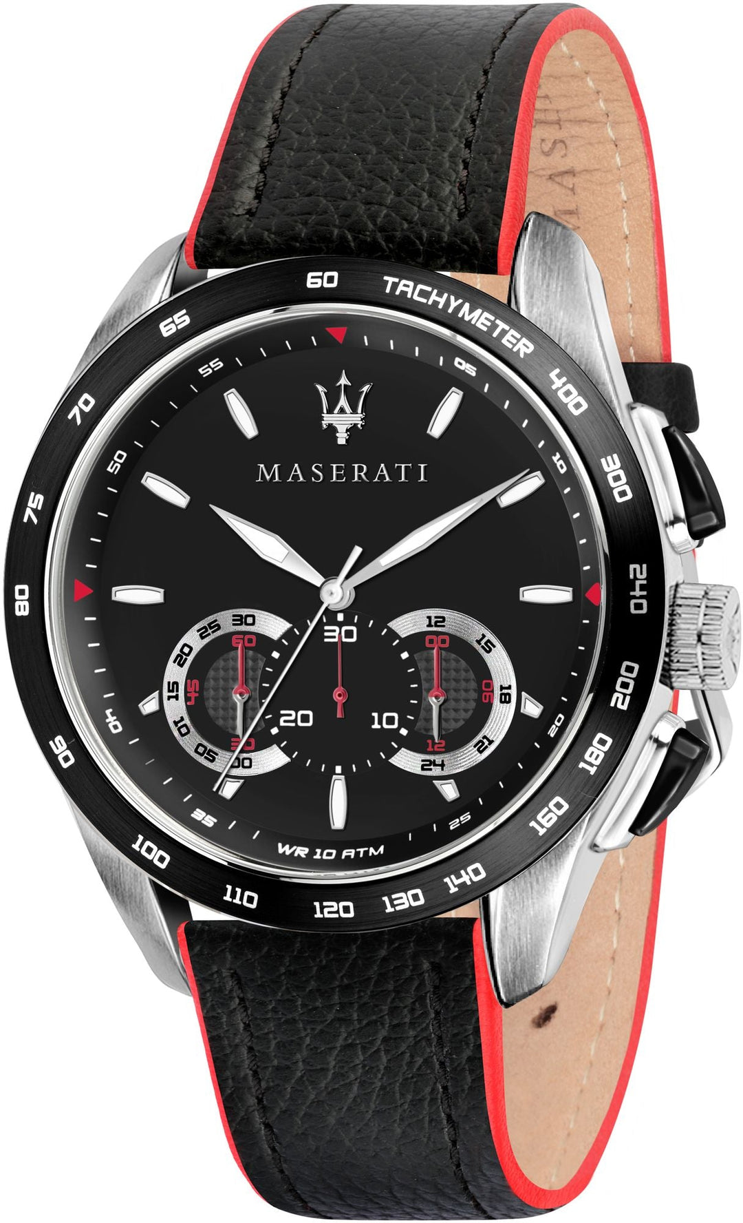 TRAGUARDO Black / Leather Black Dial