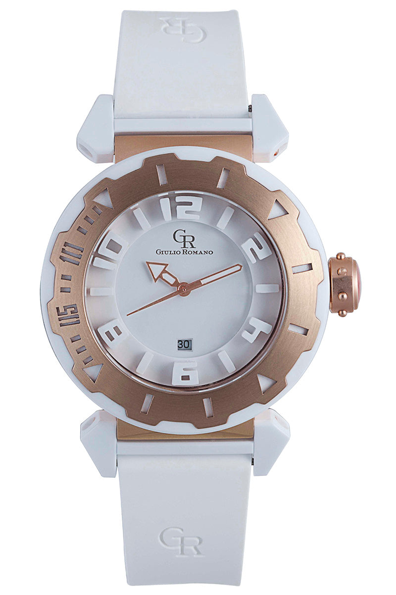 Ferrara White-White Rose Gold | White Dial