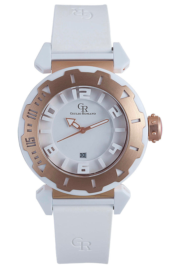 Ferrara White-White Rose Gold | White Dial