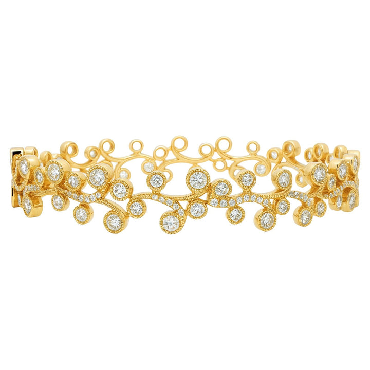 Diamond Vine Bangle