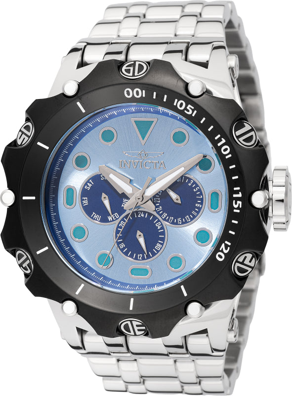 Reserve 51mm / Blue / Silver | Blue Dial