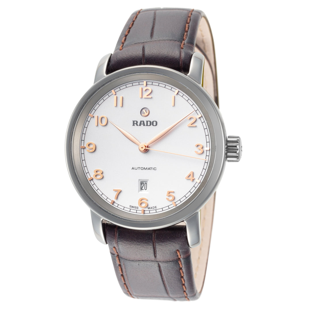 Diamaster 33 mm / Silver / Brown Silver Dial