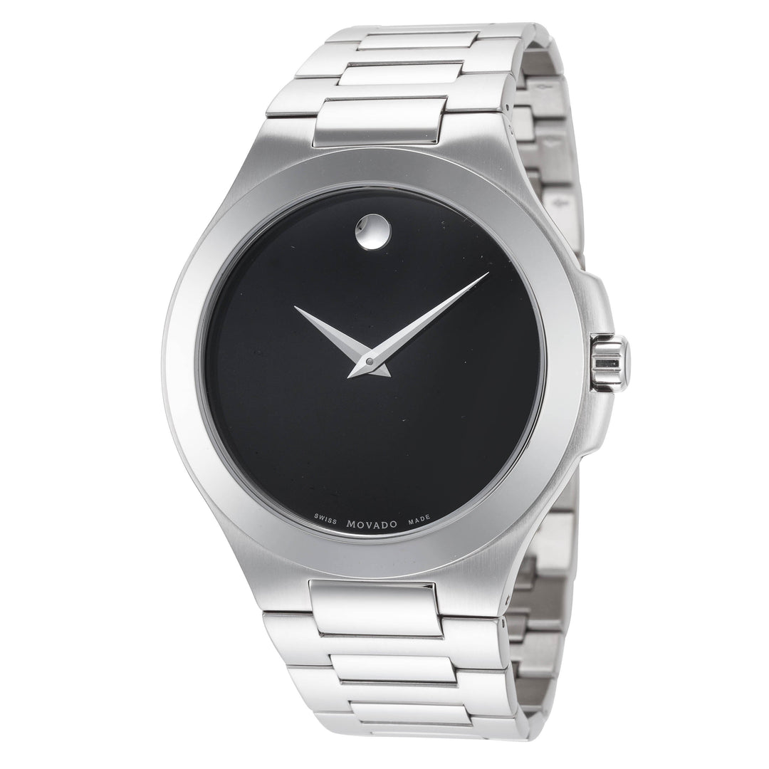 Movado Collection 39mm / Black / Silver | Black Dial