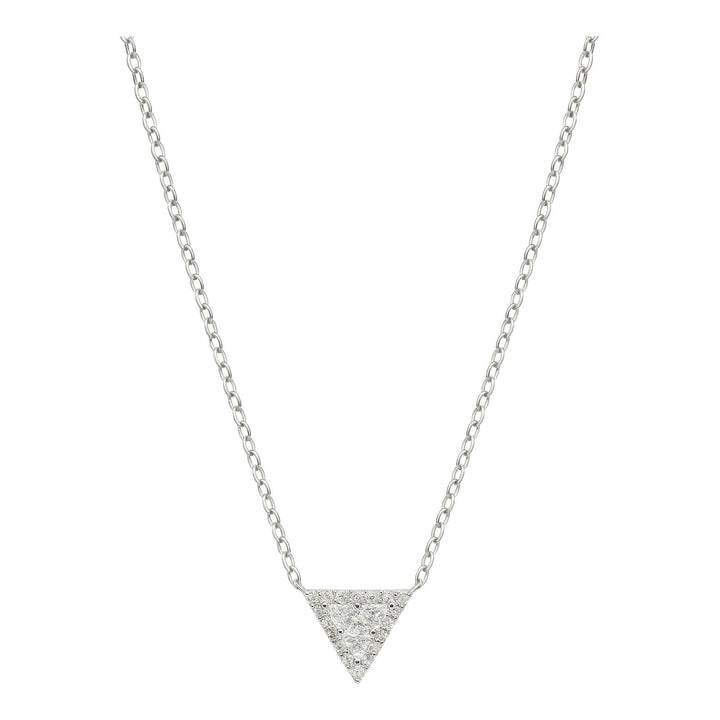 Diamond Triangle Necklace