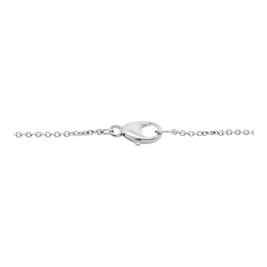 Mixed Cut Diamond Heart Necklace
