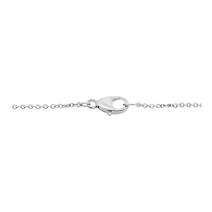 Mixed Cut Diamond Heart Necklace