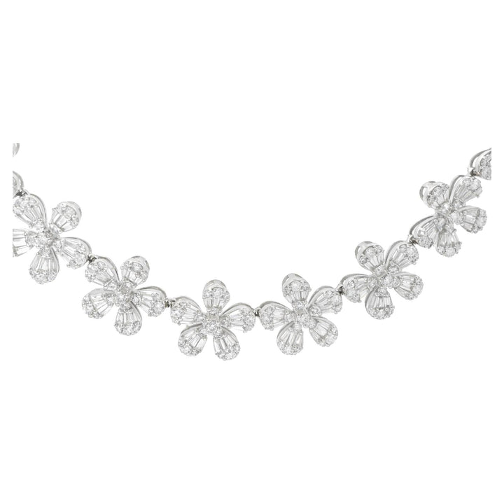 Floral Diamond Necklace