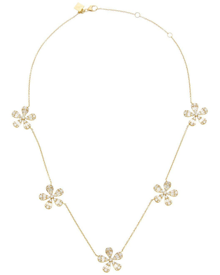 Grand Five Flower Necklace