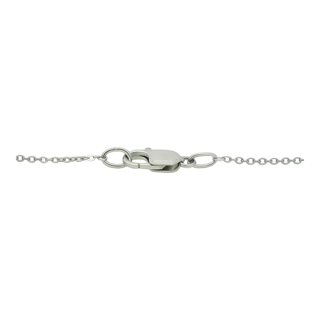 Cushion Diamond Station Necklace