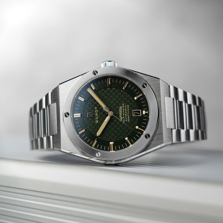 Bastia Green / Stainless Steel | Green Dial