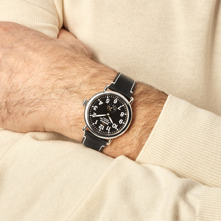 Runwell 41mm Black | Black Dial