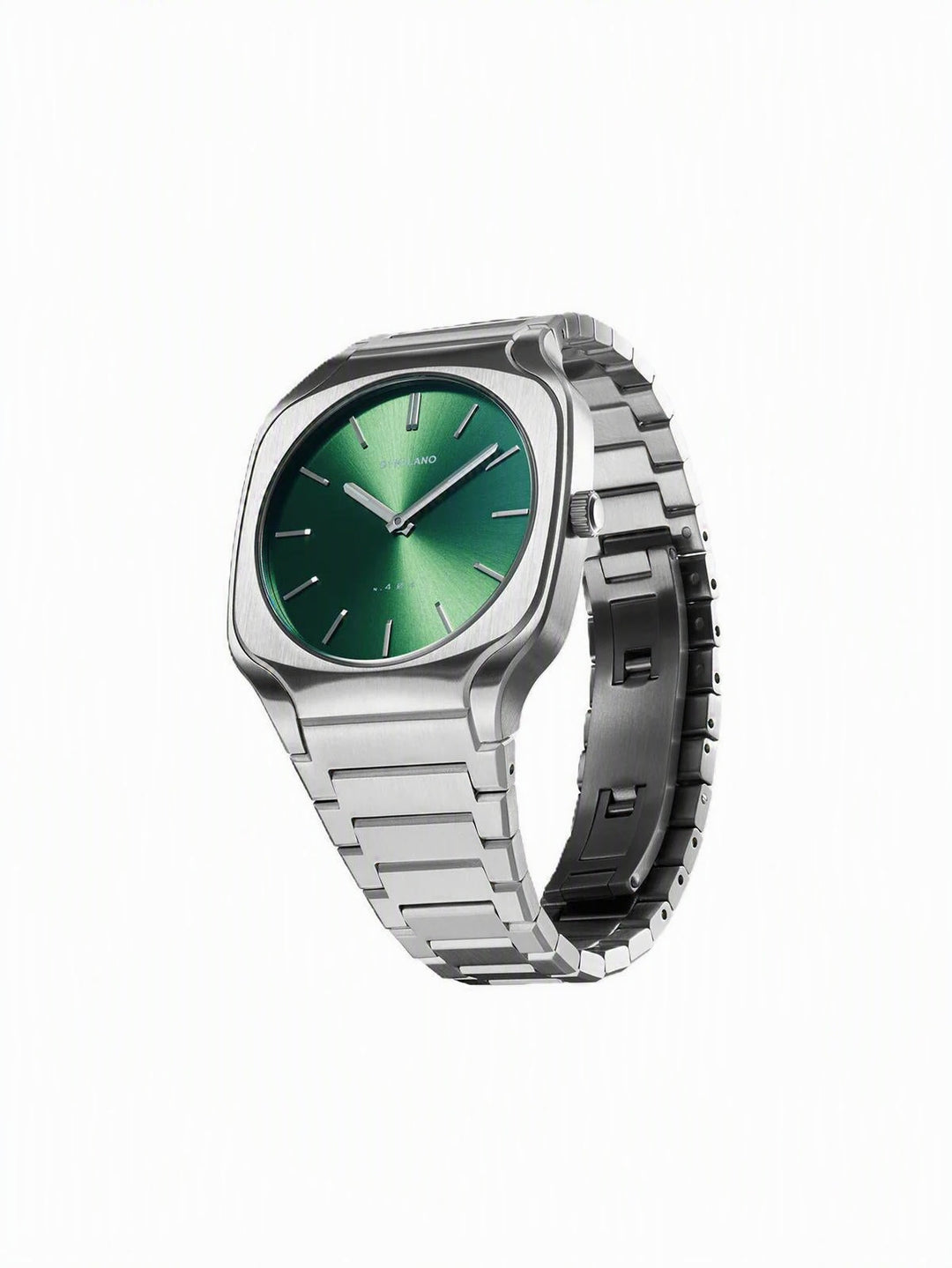 Square Green dial / Silver Stainless Steel Bracelet Green Dial