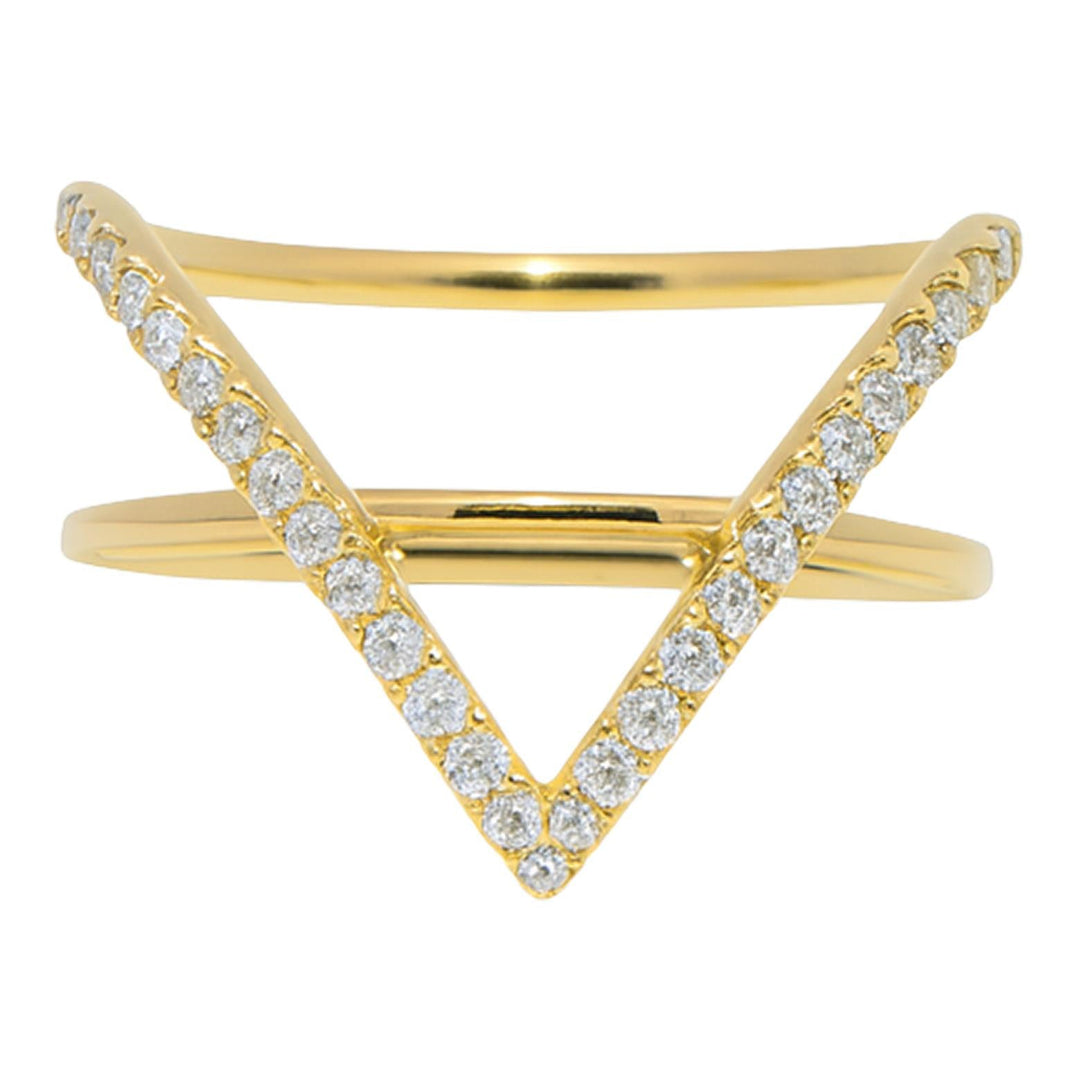 Diamond V Ring