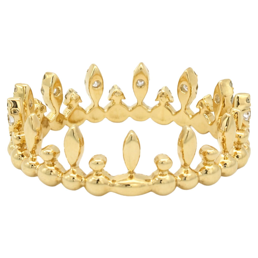 Diamond Marquise Crown Band
