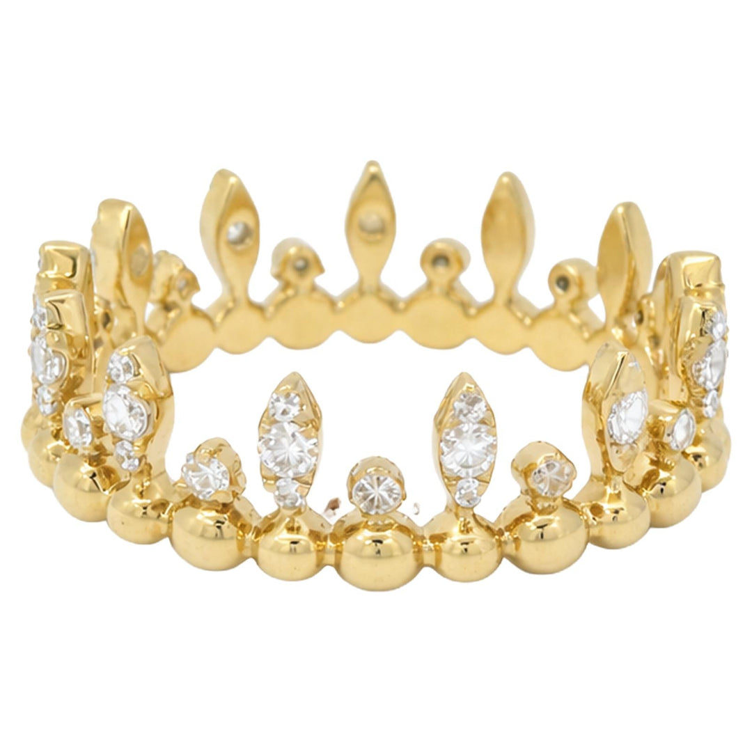 Diamond Marquise Crown Band