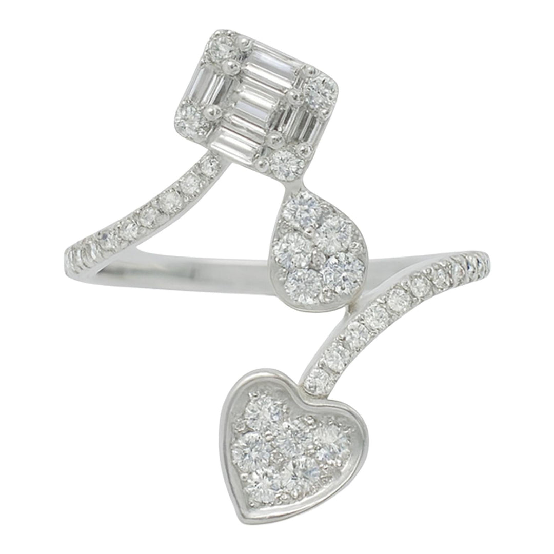 Diamond Trio Shape Ring