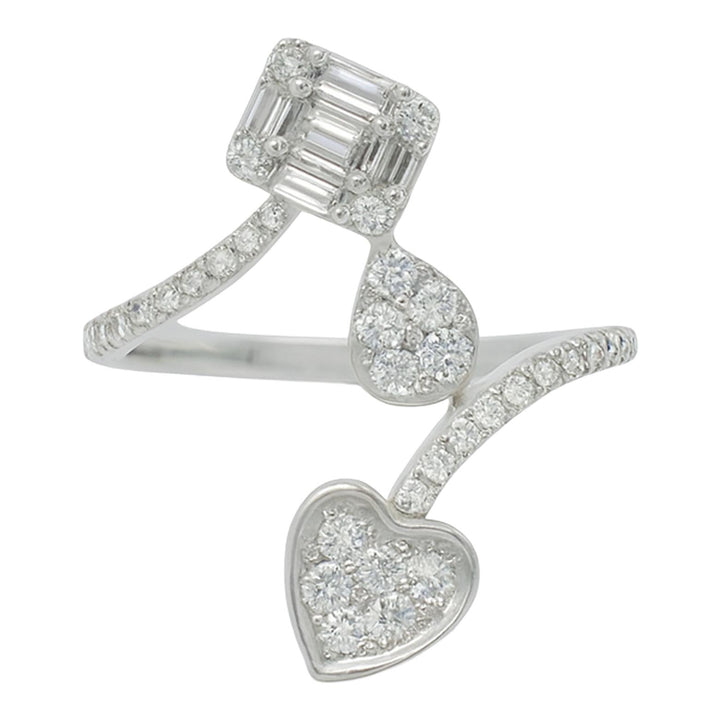 Diamond Trio Shape Ring
