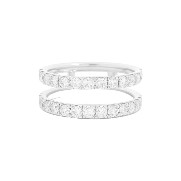 Double Row Diamond Ring