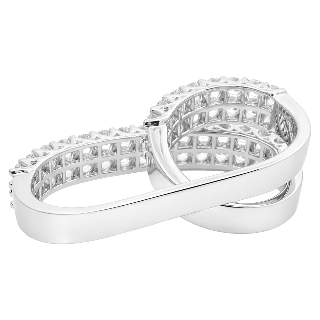 Diamond Multi-Row Wrap Ring