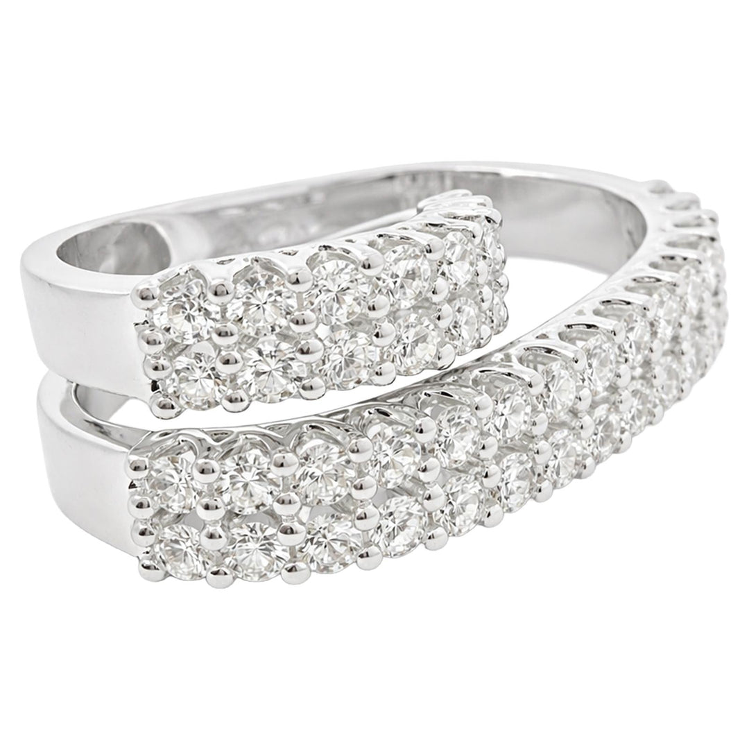 Diamond Multi-Row Wrap Ring