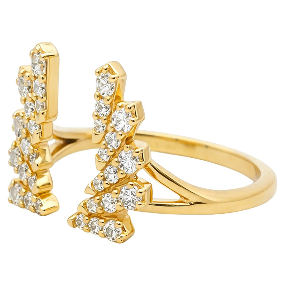 Diamond Laurel Open Ring