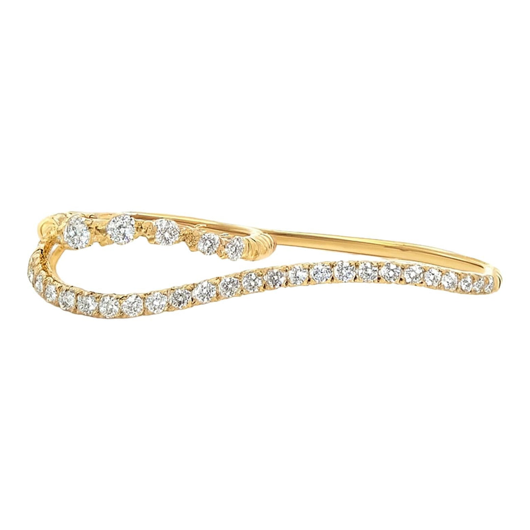 Diamond Wave Ring
