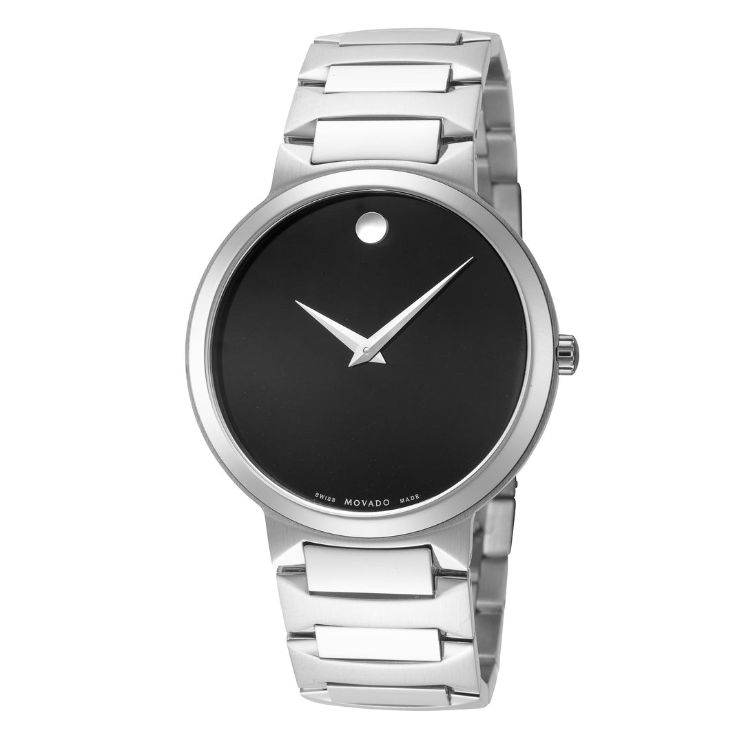 Temo 38mm / Black / Silver | Black Dial