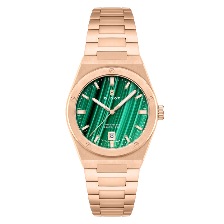 Bastia Automatic Lapidary Limited Edition Green Dial / Rose-Gold-Tone Bracelet G