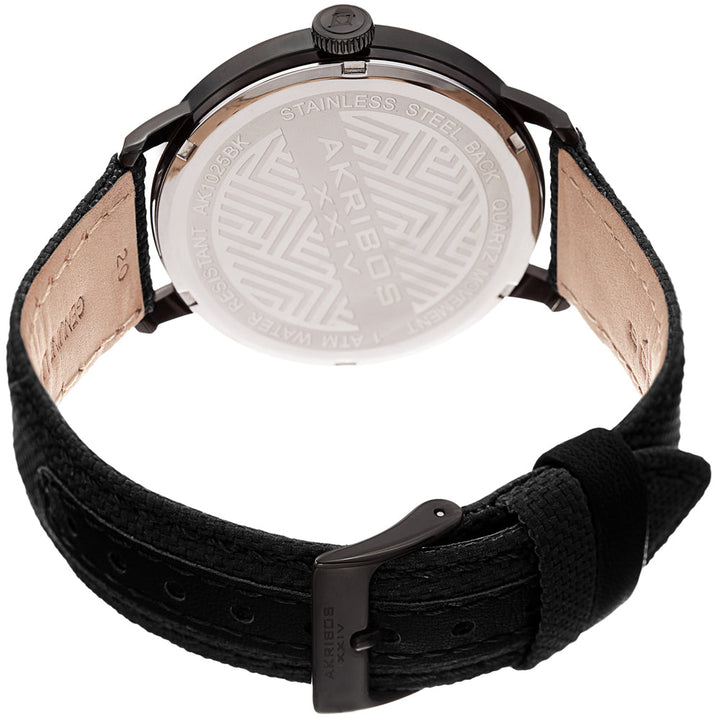 Quartz Silver Dial Men's Watch Black | Silver Dial
