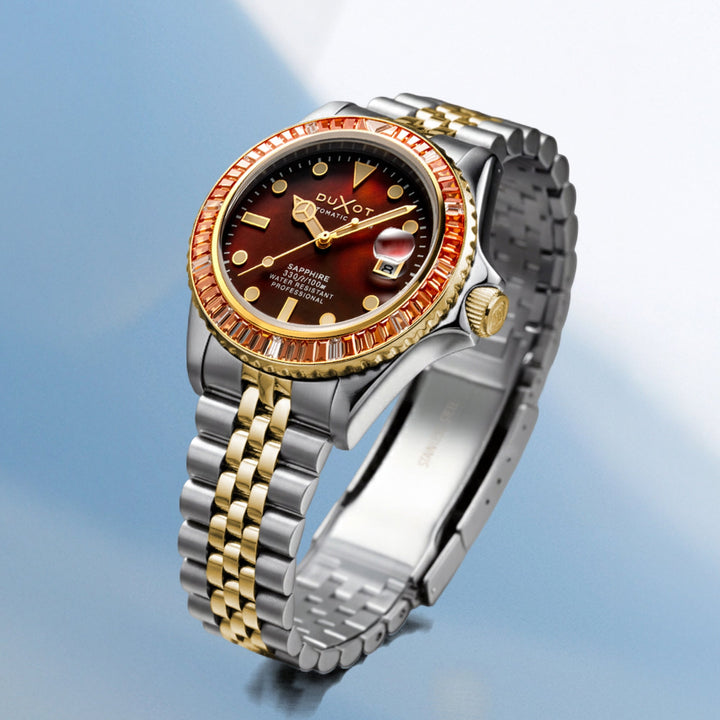 Atlantica 40 Rainbow Automatic Brown / Stainless Steel | Brown Dial