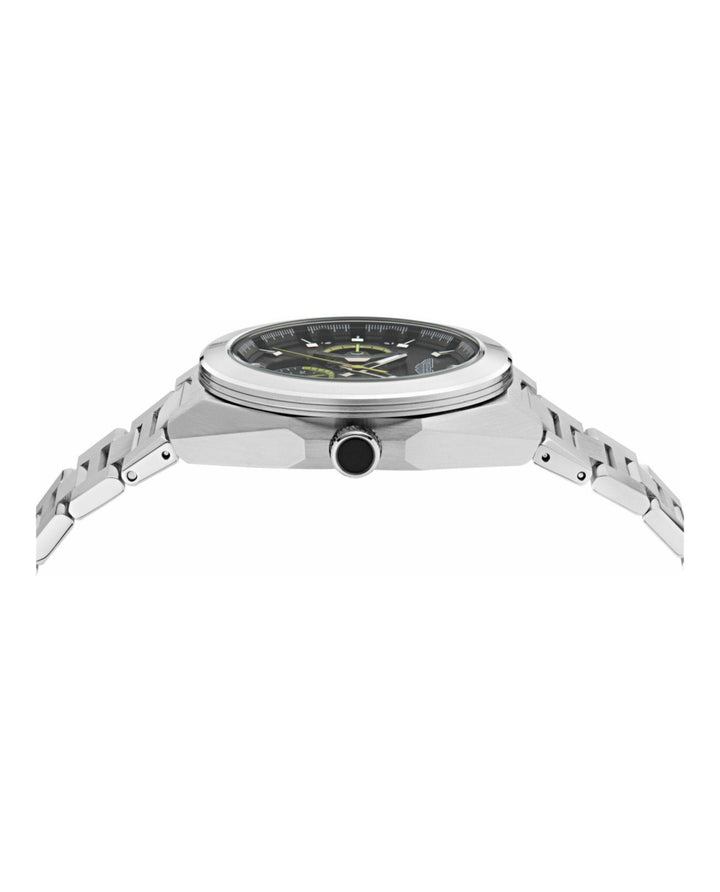 TKS Black Dial/Stainless Steel Bracelet Black Dial