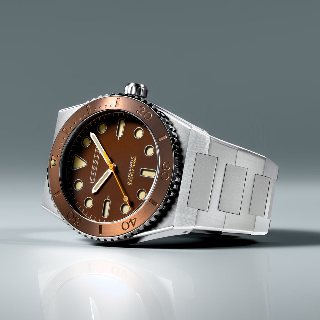 Farina Automatic Brown / Stainless Steel | Brown Dial