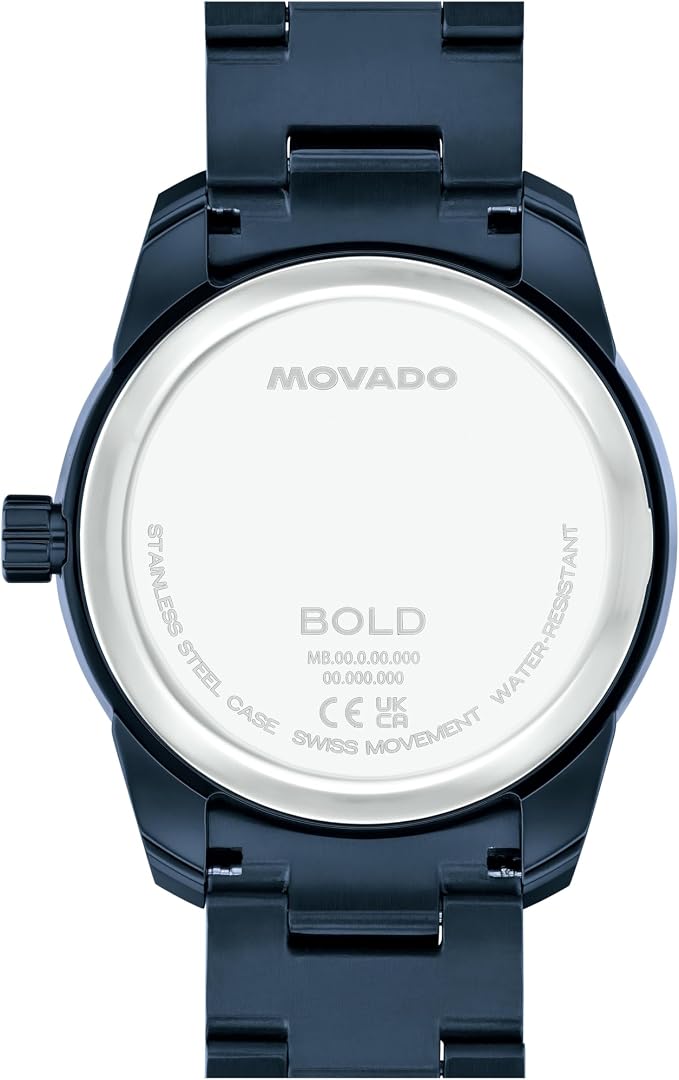 Bold Dark Blue Dial / Blue Ion-Plated Stainless Steel Bracelet Blue Dial