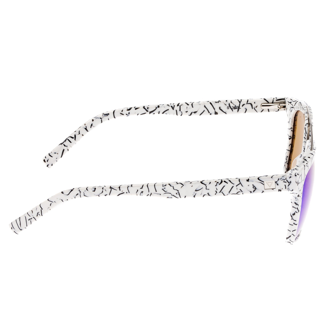 Lindquist White Marble/Purple-Blue |  Dial