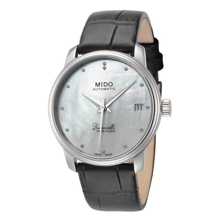 Heritage 33mm / White / Black | White Dial