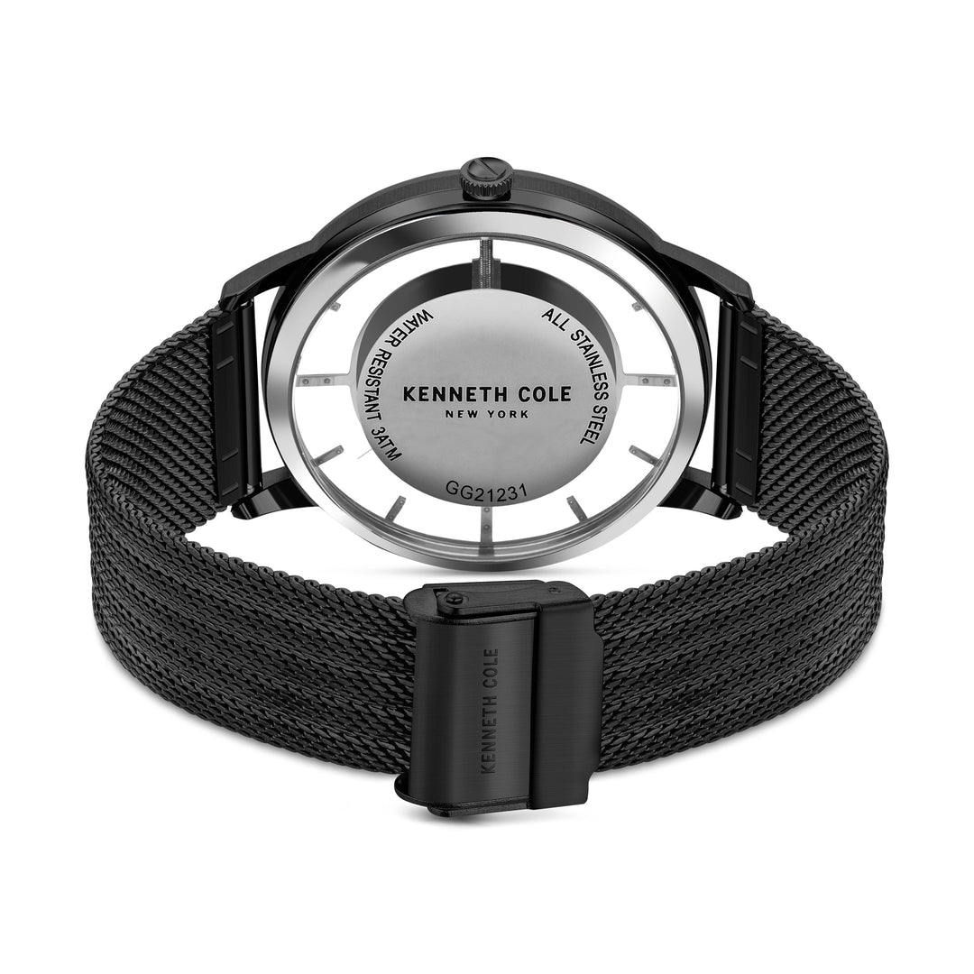 Classic 44 mm / Black / Silver Black Dial