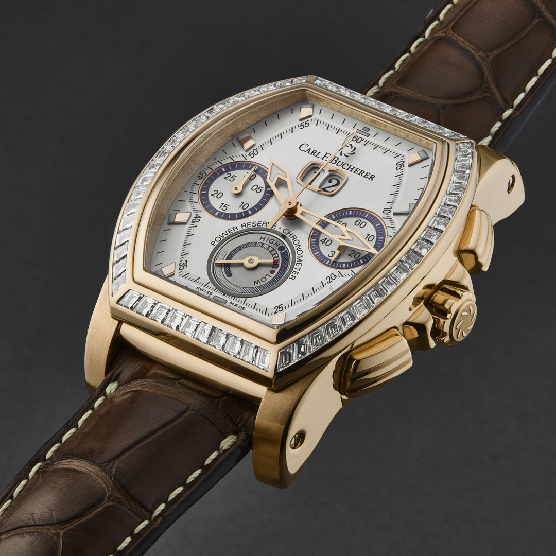 Patravi Silver / 18kt Rose Gold Silver Dial
