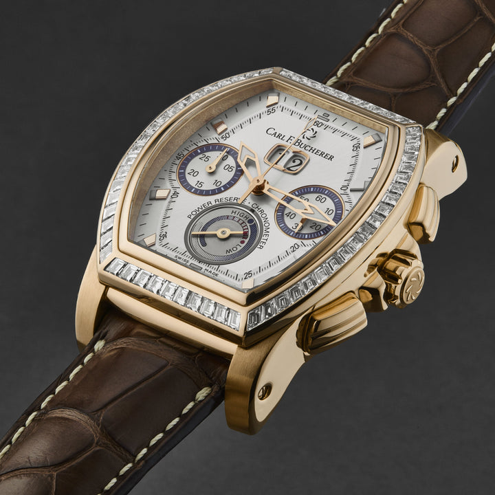 Patravi Silver / 18kt Rose Gold Silver Dial