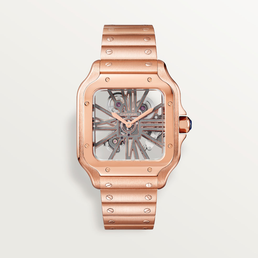 Cartier Santos de skeleton Watch WHSA0016