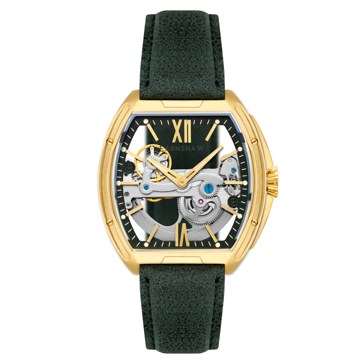 Nobility Knightsbridge Automatic Green / Leather | Green Dial